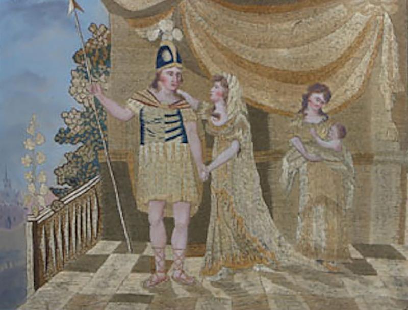 Eliza Jones THE PARTING OF HECTER SIC AND ANDROMACHE BY ELIZA JONES