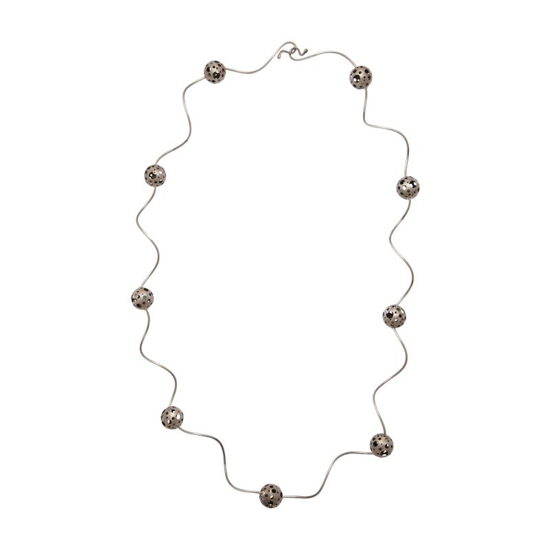 Elizabeth Garvin Elizabeth Garvin Modernist Silver Necklace