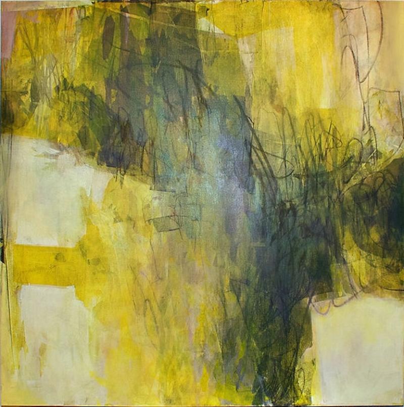 Elliot Twelvetrees American Modern Abstract Expressionist Mixed Media on Board Elliot Twelvetrees