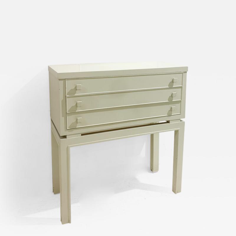 Emiel Veranneman Mid Century Modern White Chest of Drawers by Emiel Veranneman