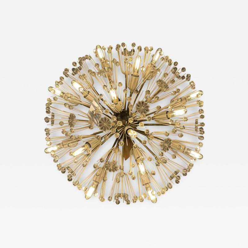 Emil Stejnar Emil Stejnar Half Round Snowflake Flush Mount