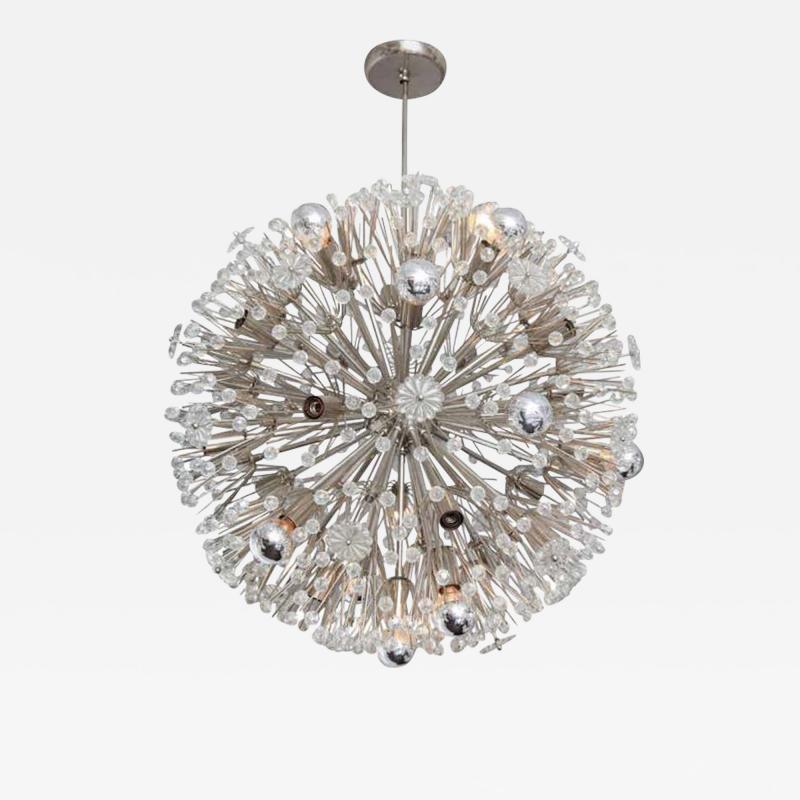 Emil Stejnar Vintage Emil Stejnar Austrian Snowflake Chandelier