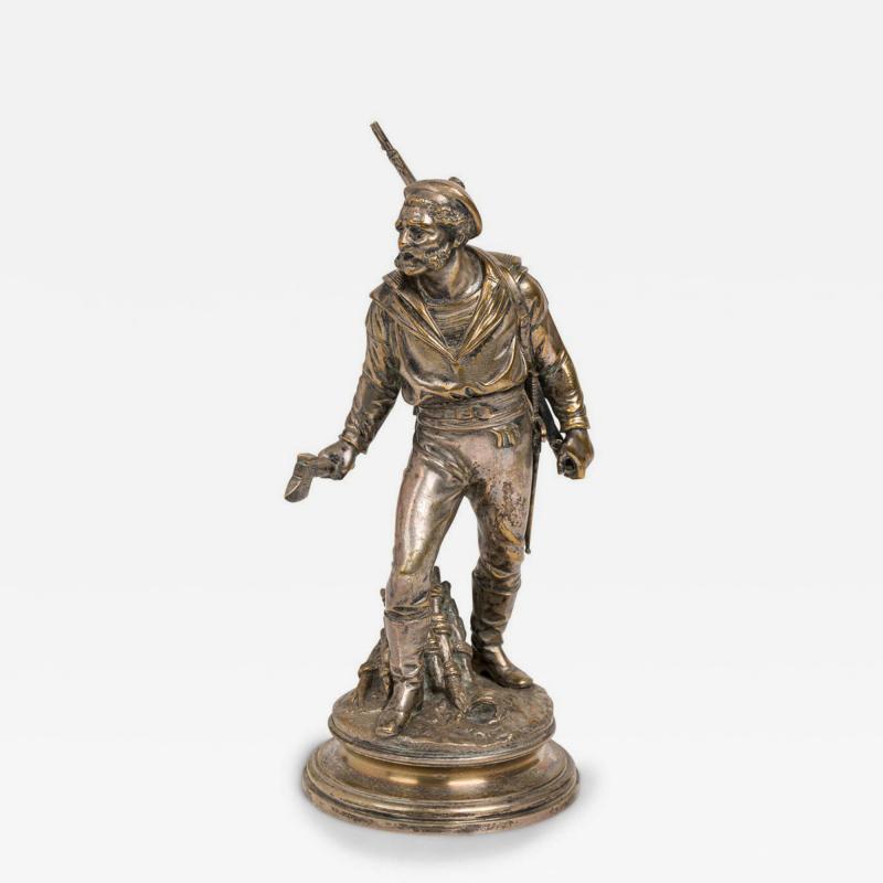 Emile Cori Olan Hypolyte Guillemin Guillemin Silver Soldier Figure