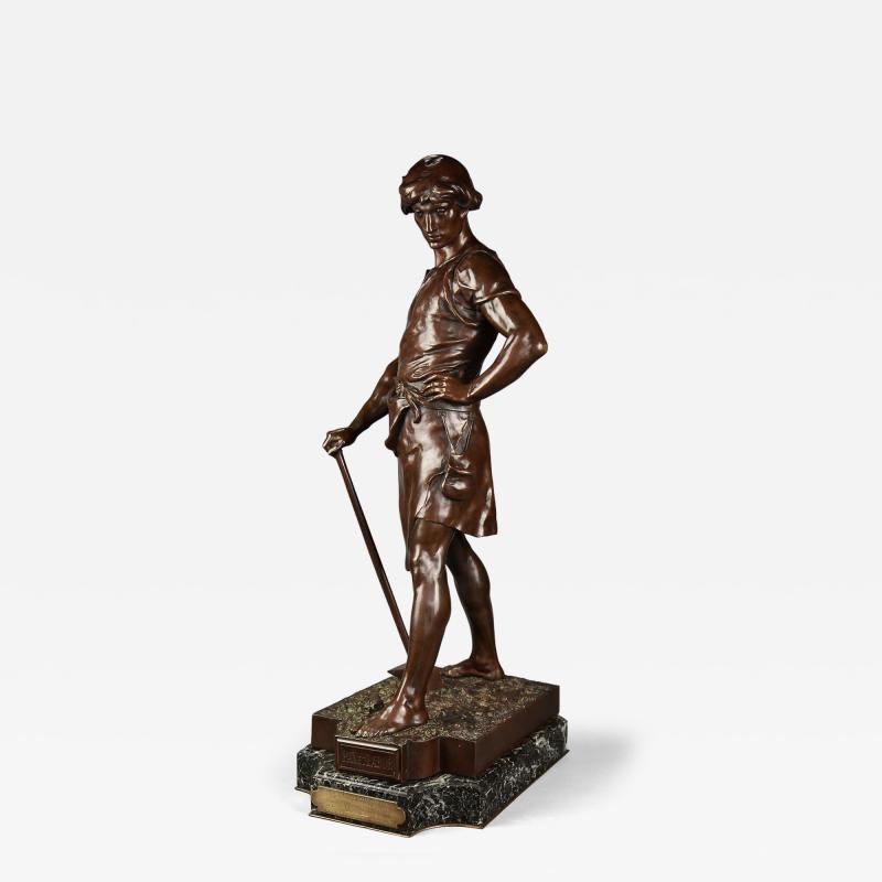 Emile Louis Picault Large superb quality 19thc bronze Pax et Labor