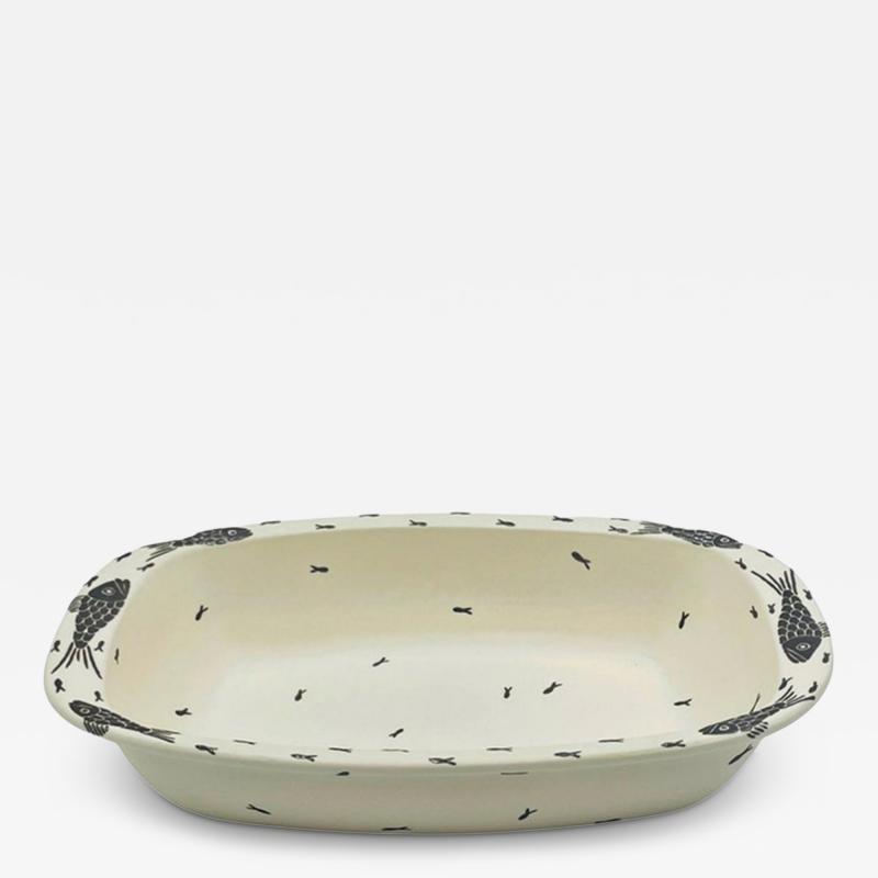 Emilia Castillo Emilia Castillo Vintage Porcelain Pure Silver Serving Bowl Mexican Modern
