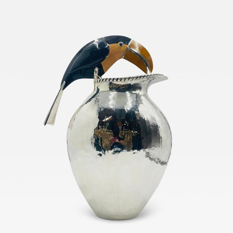 Emilia Castillo Gargantuan Toucan Water Pitcher by Emilia Castillo Signed Mexican Design
