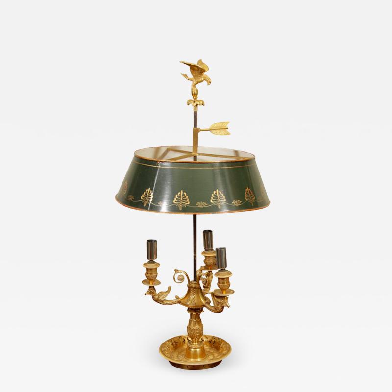 Empire Gilt Bronze Bouillotte Lamp