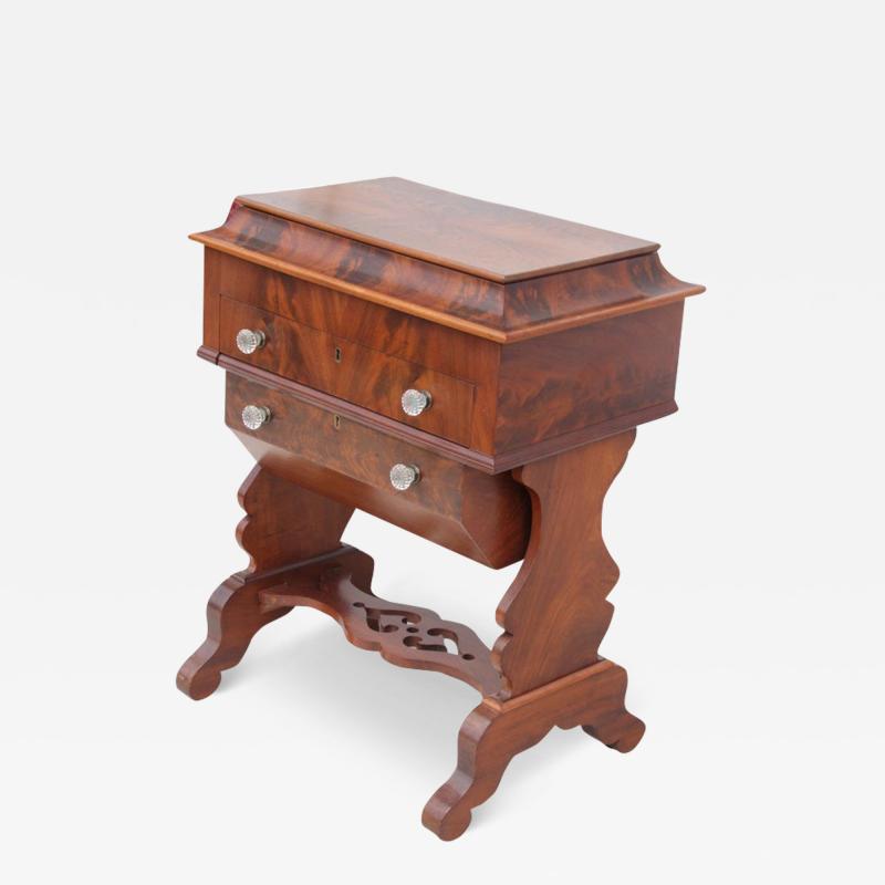 Empire Style Walnut Dressing Table