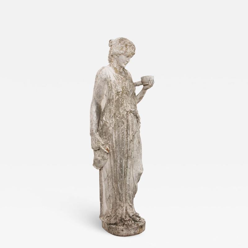 English 19th Century Classical Statue of Hebe