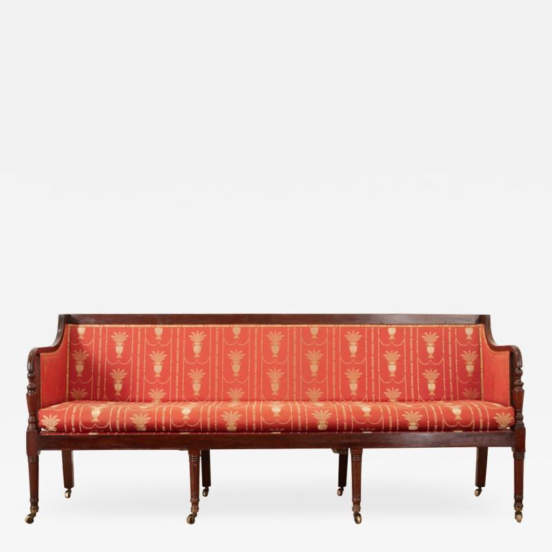 English 19th Century George III Settee