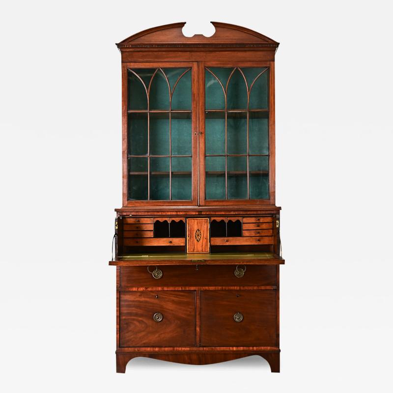 English 19th Century Mahogany Secretary