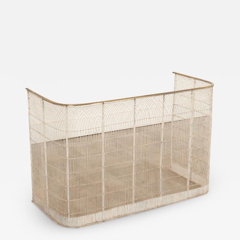 English 19th Century Painted Firescreen