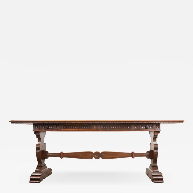 English 19th Century Regency Classicism Library Table