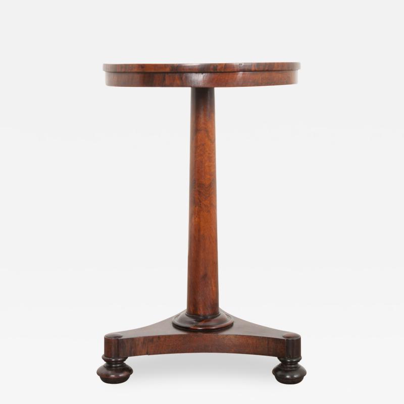 English 19th Century Regency Rosewood Pedestal Table