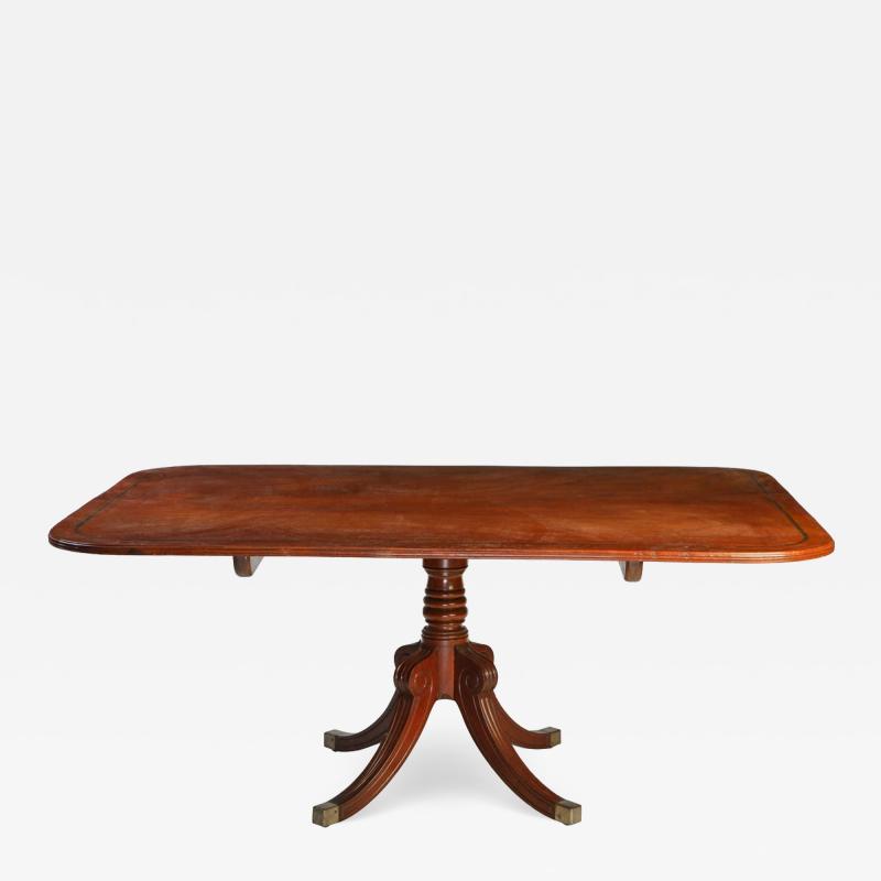 English 19th century Regency Mahogany Breakfast Table