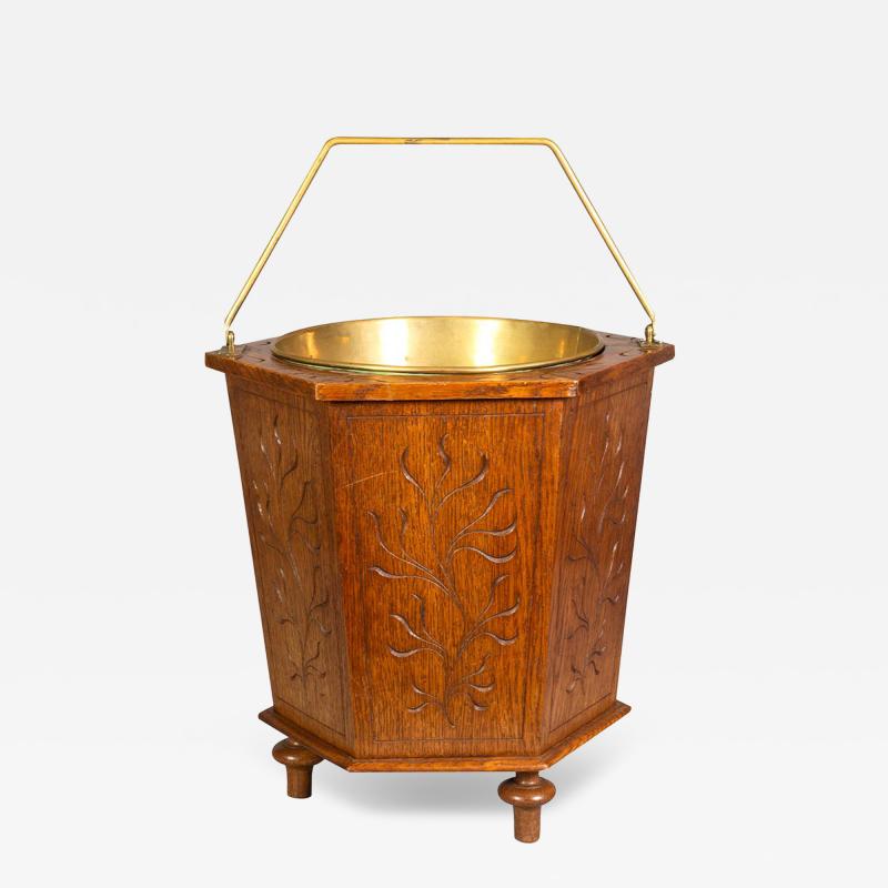 English Aesthetic Oak Bucket