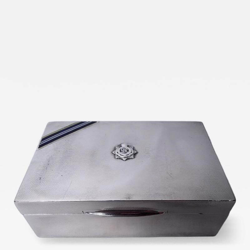 English Art Deco Box Commemorating Royal Army Service Corps 1933
