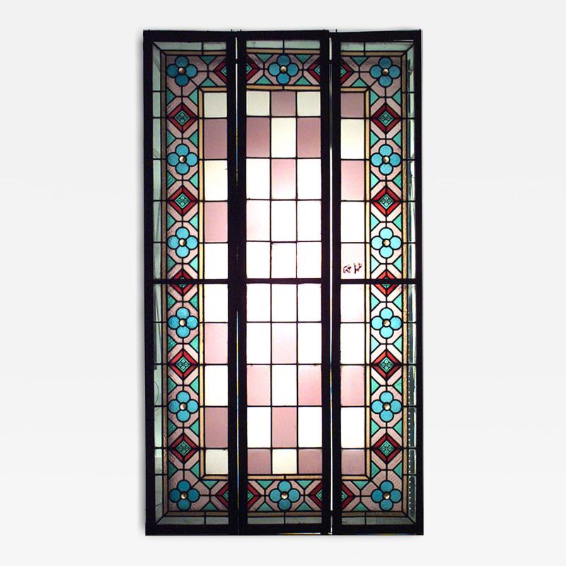 English Arts Crafts Stained Glass Windows