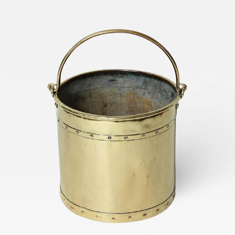 English Brass Bucket