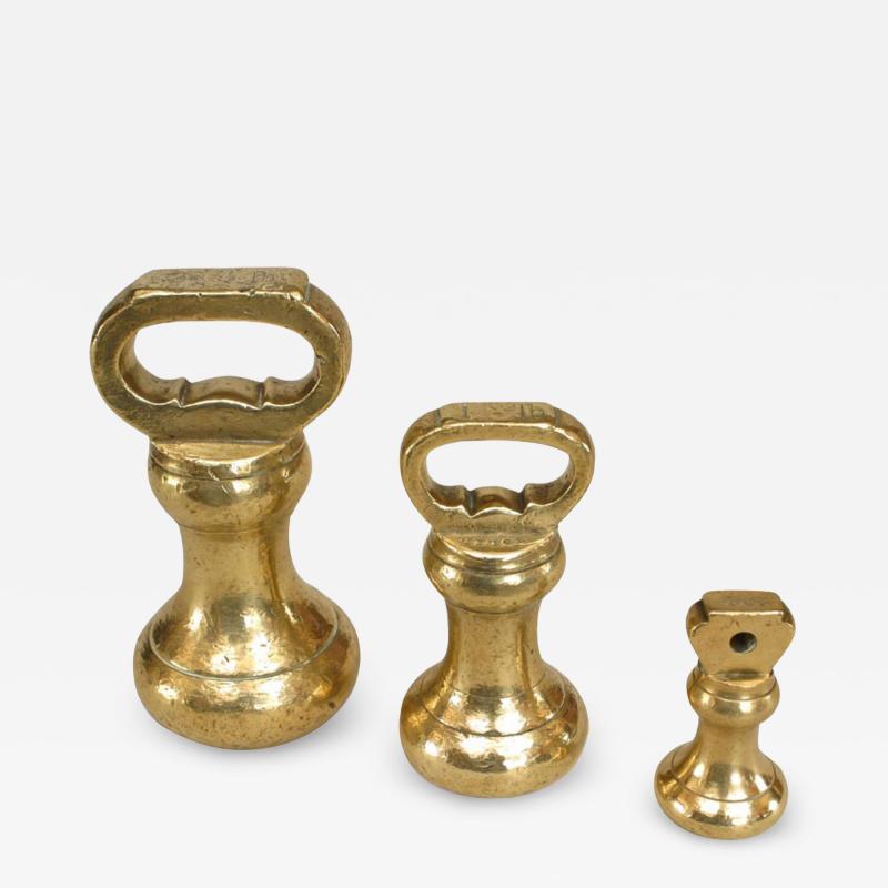 English Country Brass Paperweights