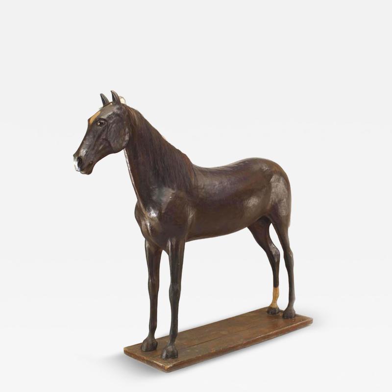 English Country Papier Mache Horse