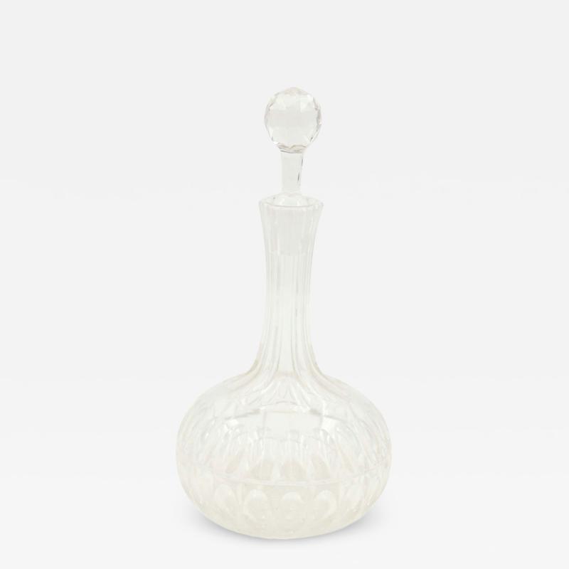 English Cut Crystal Stoppered Decanter