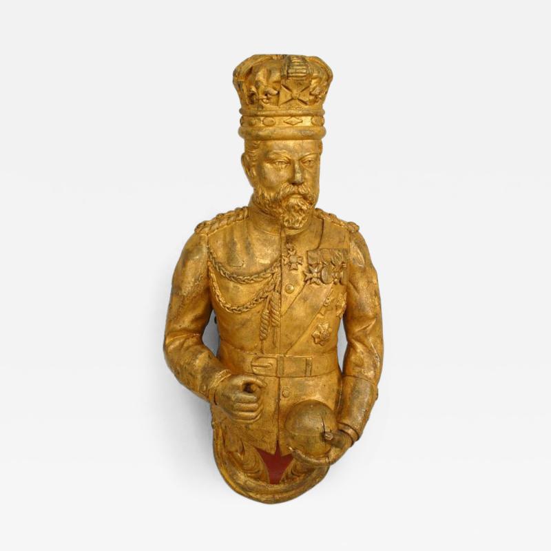 English Edwardian Lifesize Figurehead of Edward VII