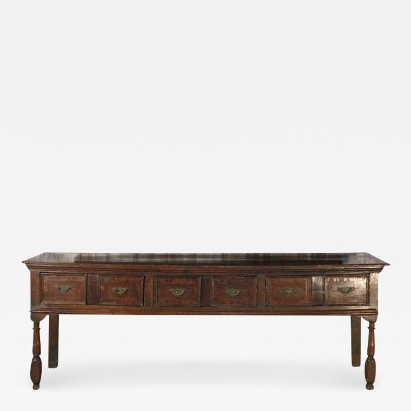 English George I 18th century Oak Dresser Sideboard