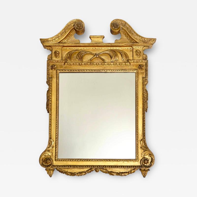 English George II Giltwood Mirror in the Manner of William Kent circa 1735