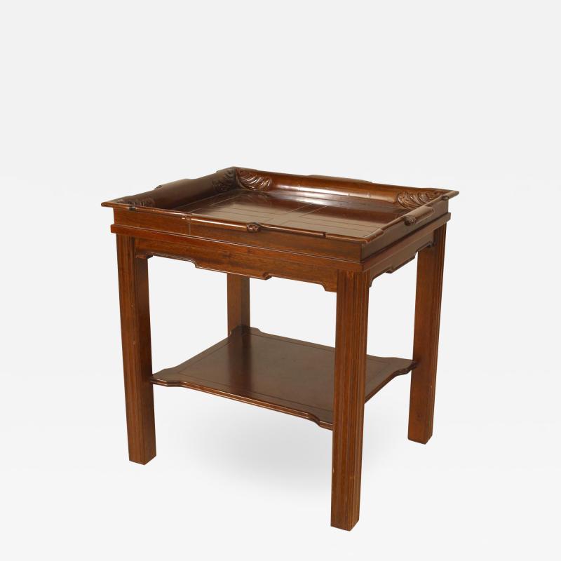 English Mahogany End Table