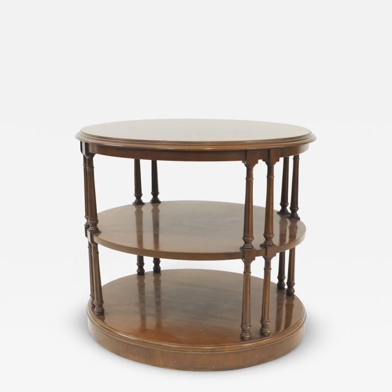 English Georgian Style 3 Tiered End Table
