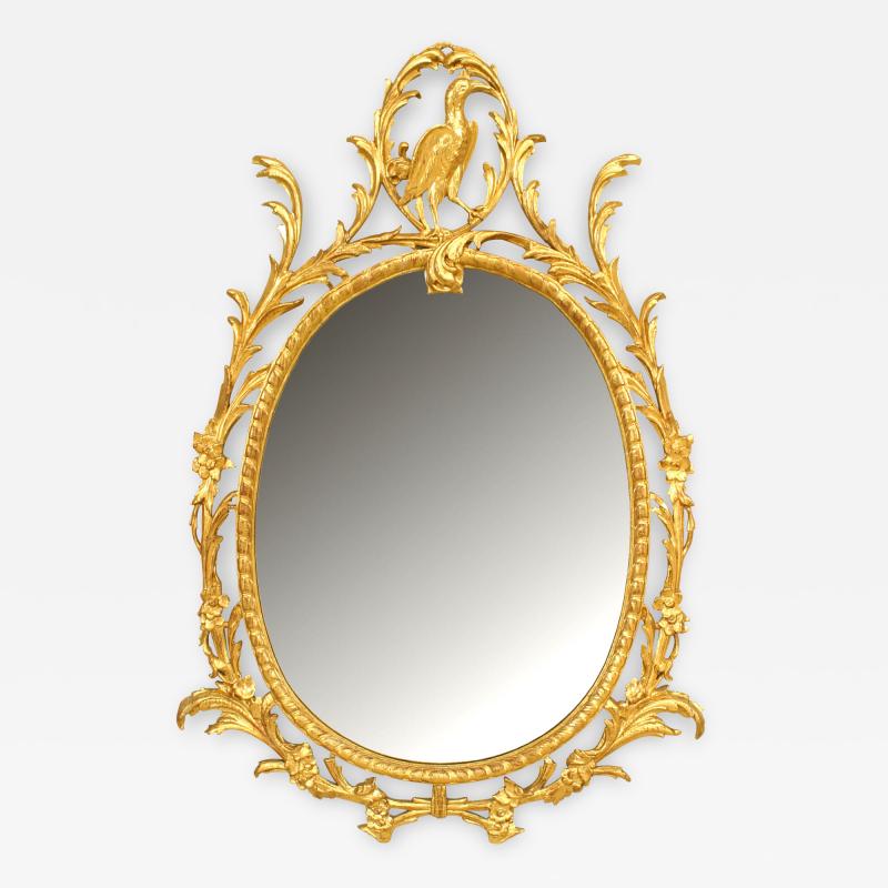 English Georgian Style Gilt Wall Mirror