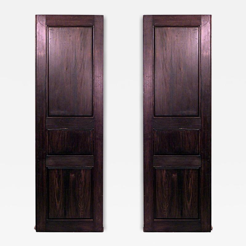 English Georgian Style Walnut Panels