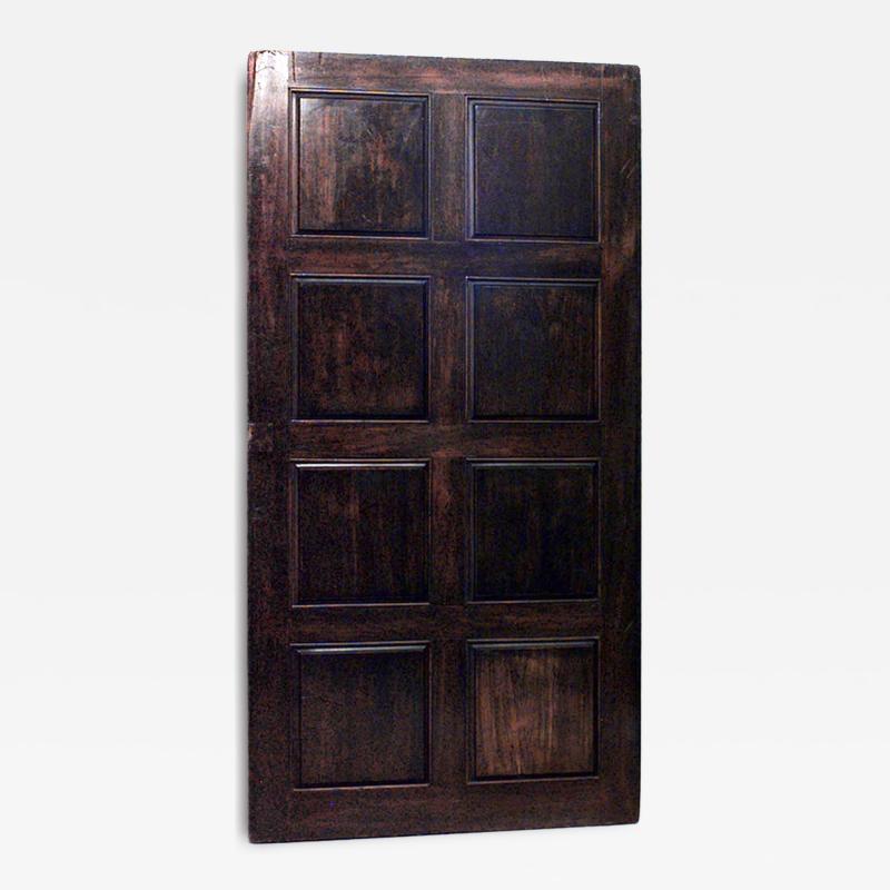 English Georgian Style Walnut Wall Panels