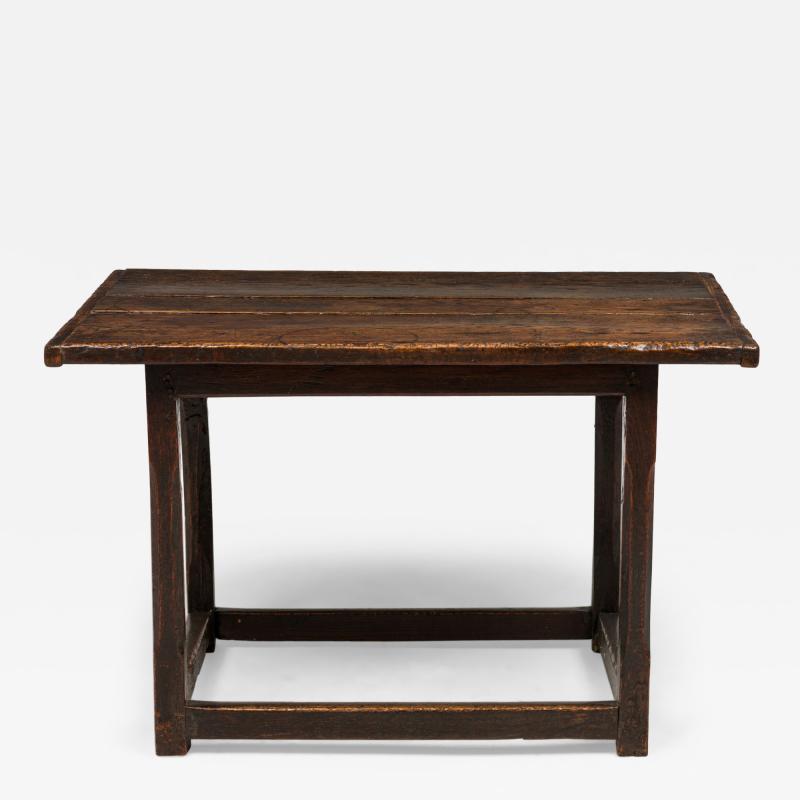 English Jacobean Rectangular Oak Side Table