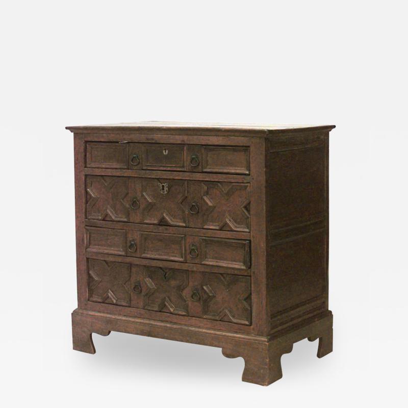 English Jacobean Style Oak Chest