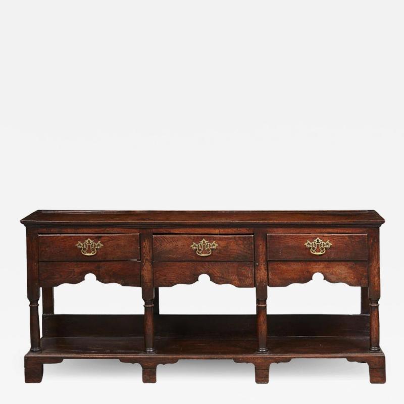 English Low Dresser with Potboard Base