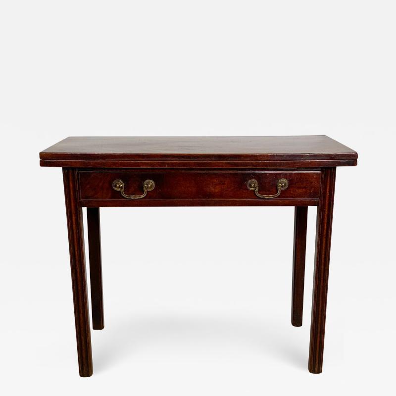 English Mahogany Game Table 19th Century