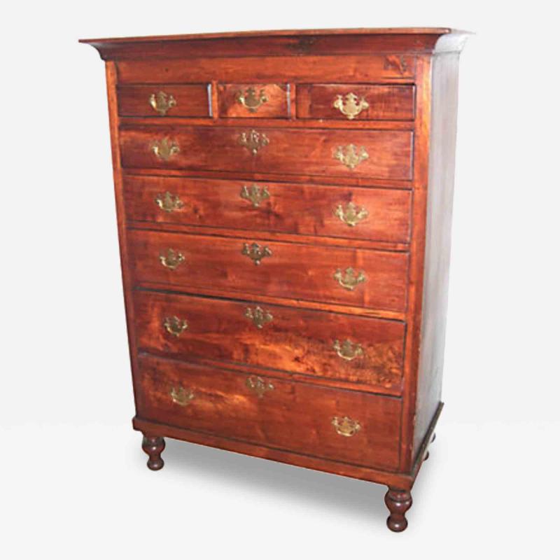 English Mahogany Highboy Chest