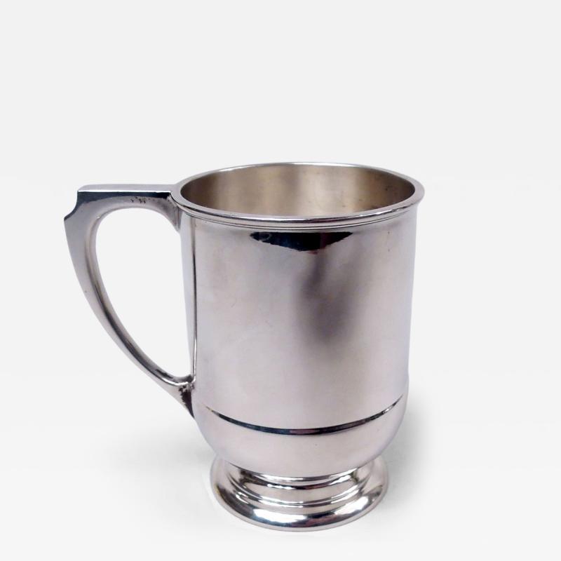 English Modern Sterling Silver Allegorical Three Bears Baby Cup 1939