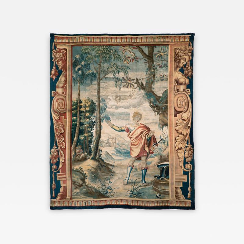 English Mythological Tapestry Mortlake London Late 17th Early 18th Century