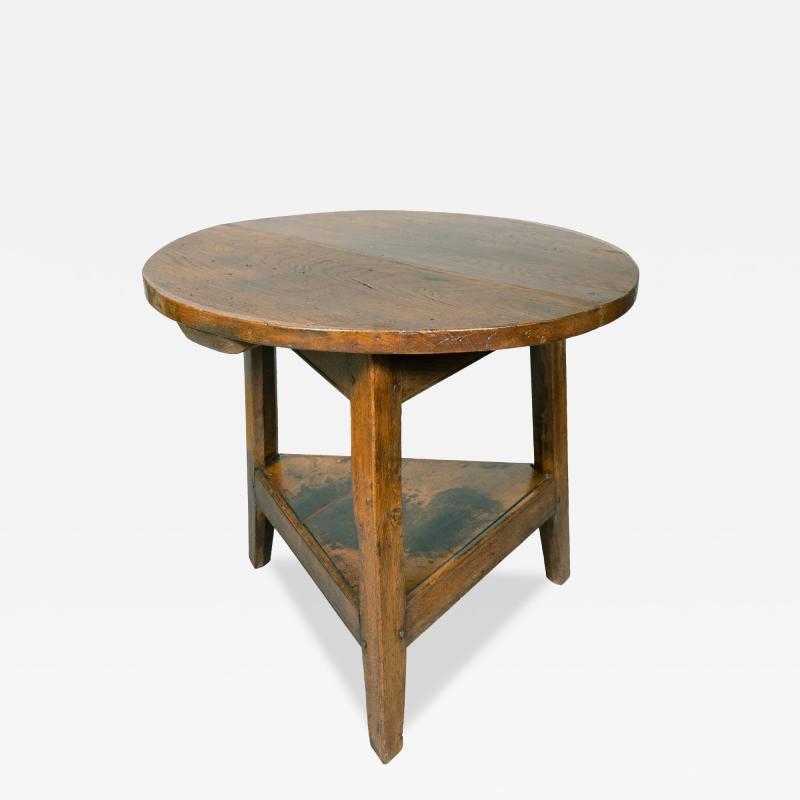 English Oak Cricket Table