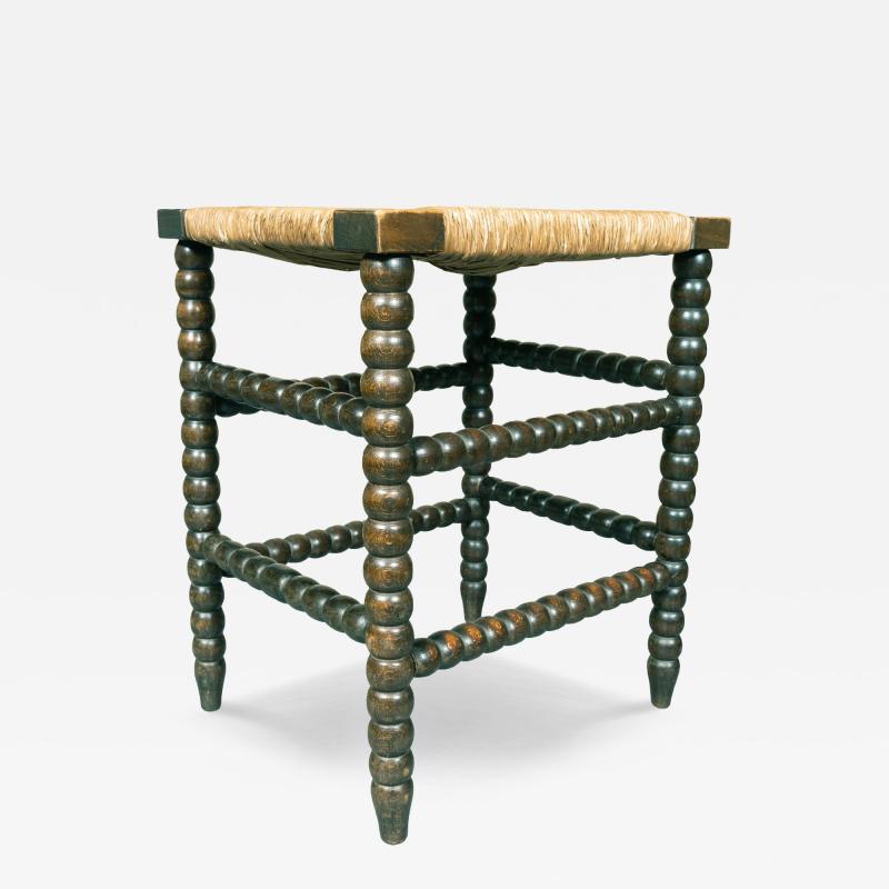English Oak Turned Leg Bench