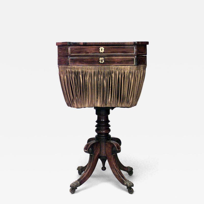 English Regency Mahogany Chess Checkers Game Table