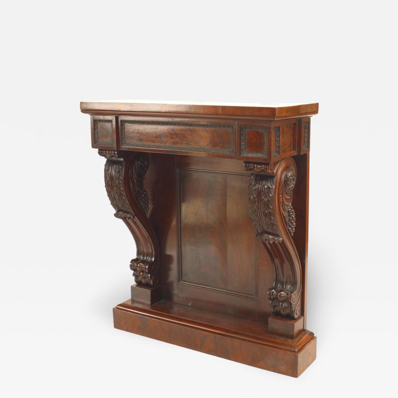 English Regency Mahogany Consone Table