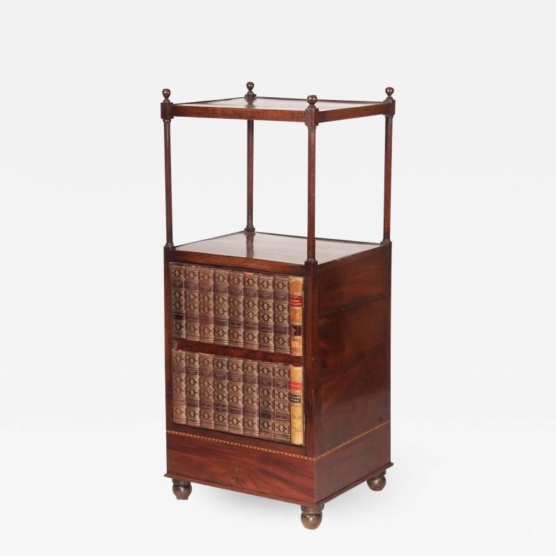 English Regency Mahogany tag re or Library Stand