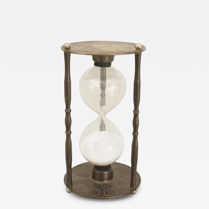 English Renaissance Brass Hour Glass