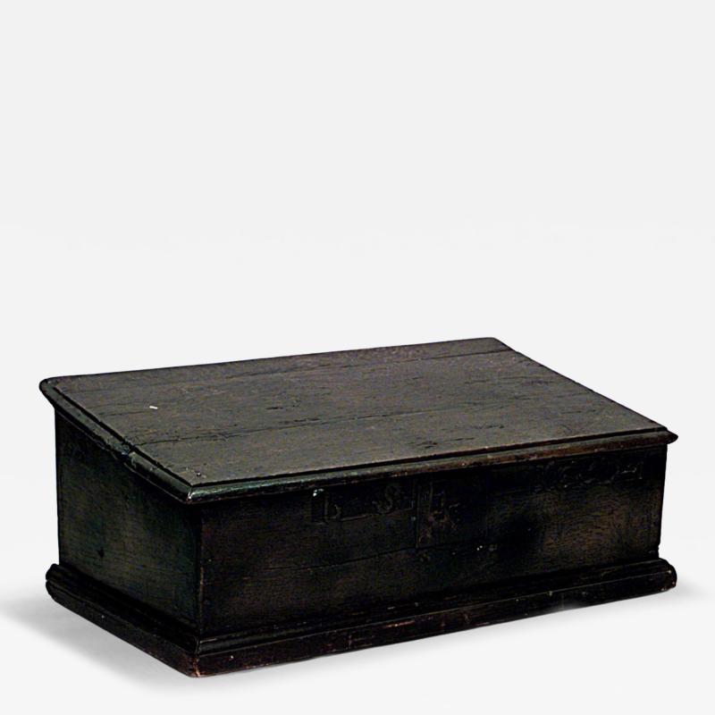 English Renaissance Oak Bible Box
