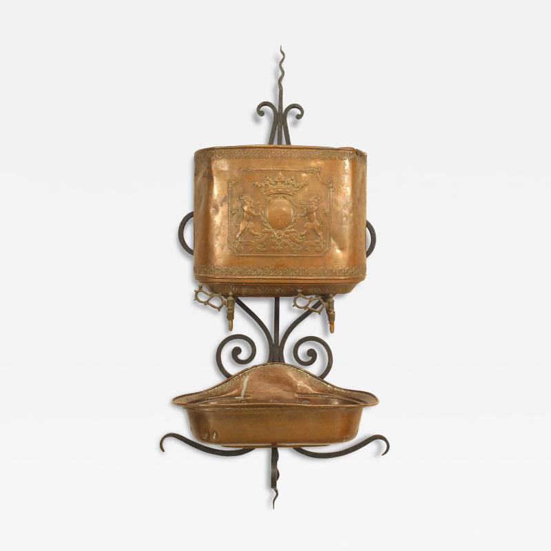 English Renaissance Revival Copper Lavabo