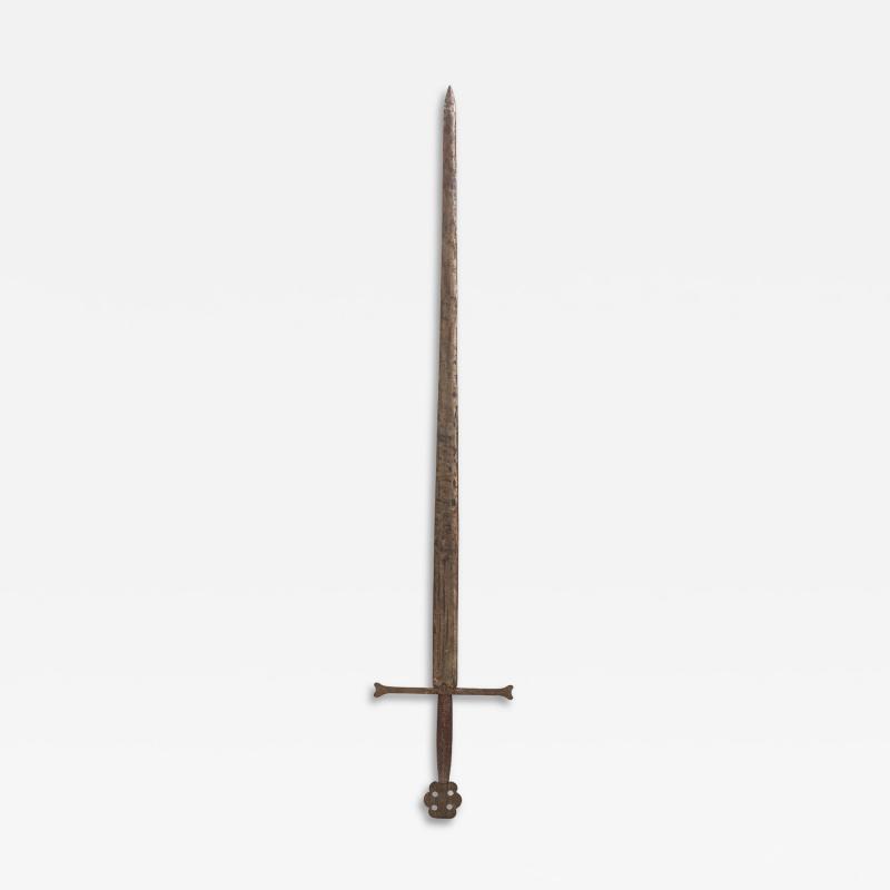 English Renaissance Style Iron Longsword